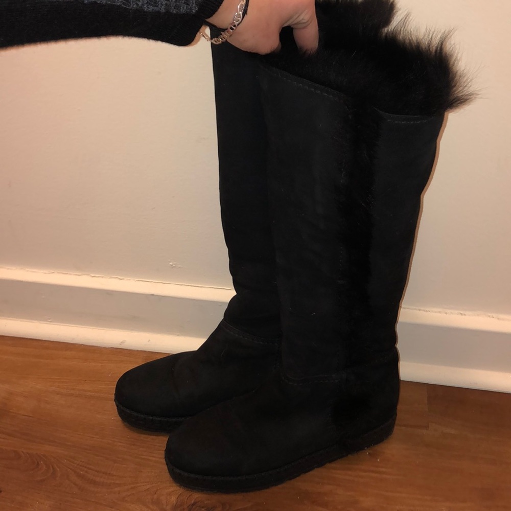 🆕 PRADA | Authentic Suede/Fur Boots
